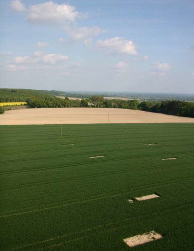 Longinusturmblick Richtung Schapdetten mit Lerchenfenstern